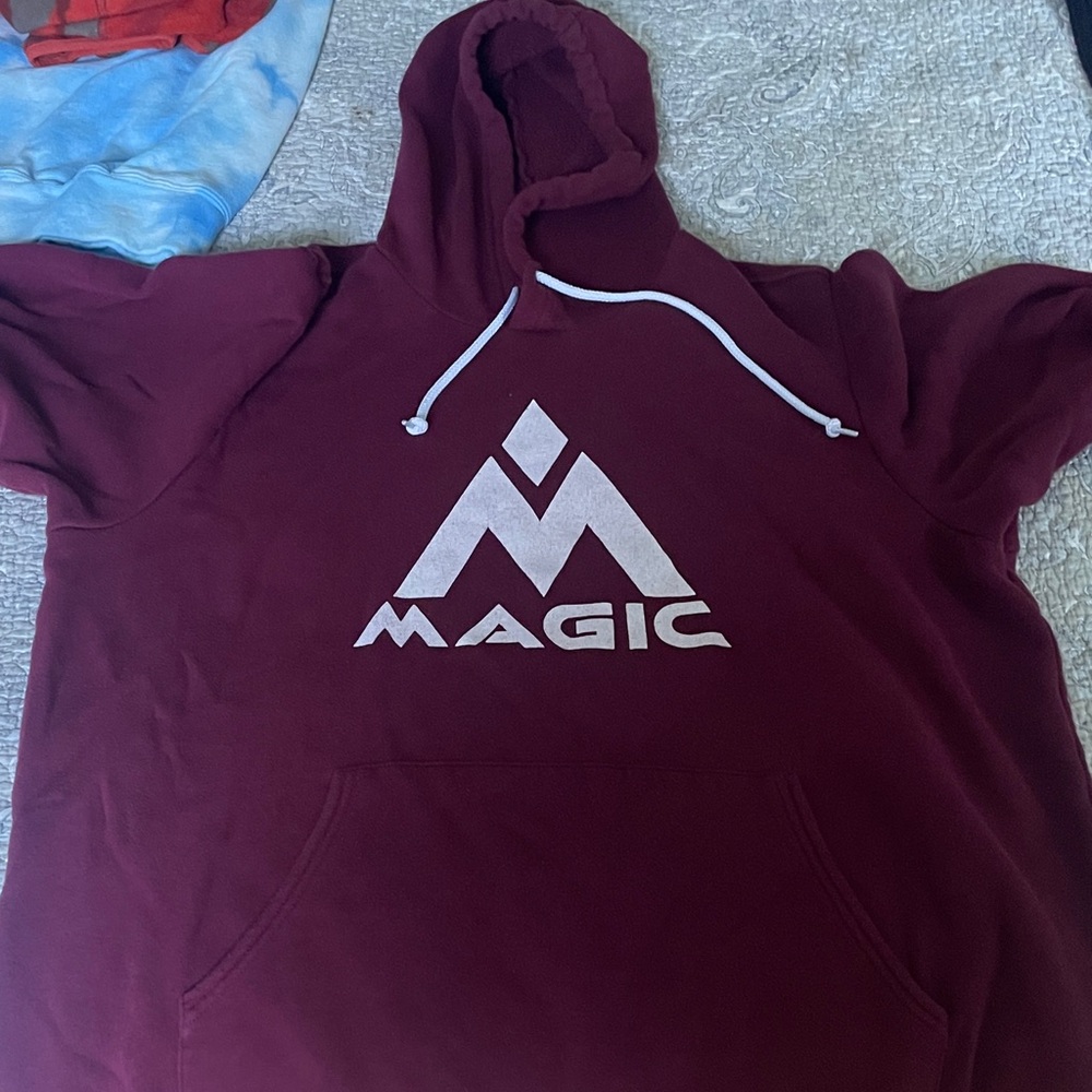 Magic Maroon Hoodie with Logo